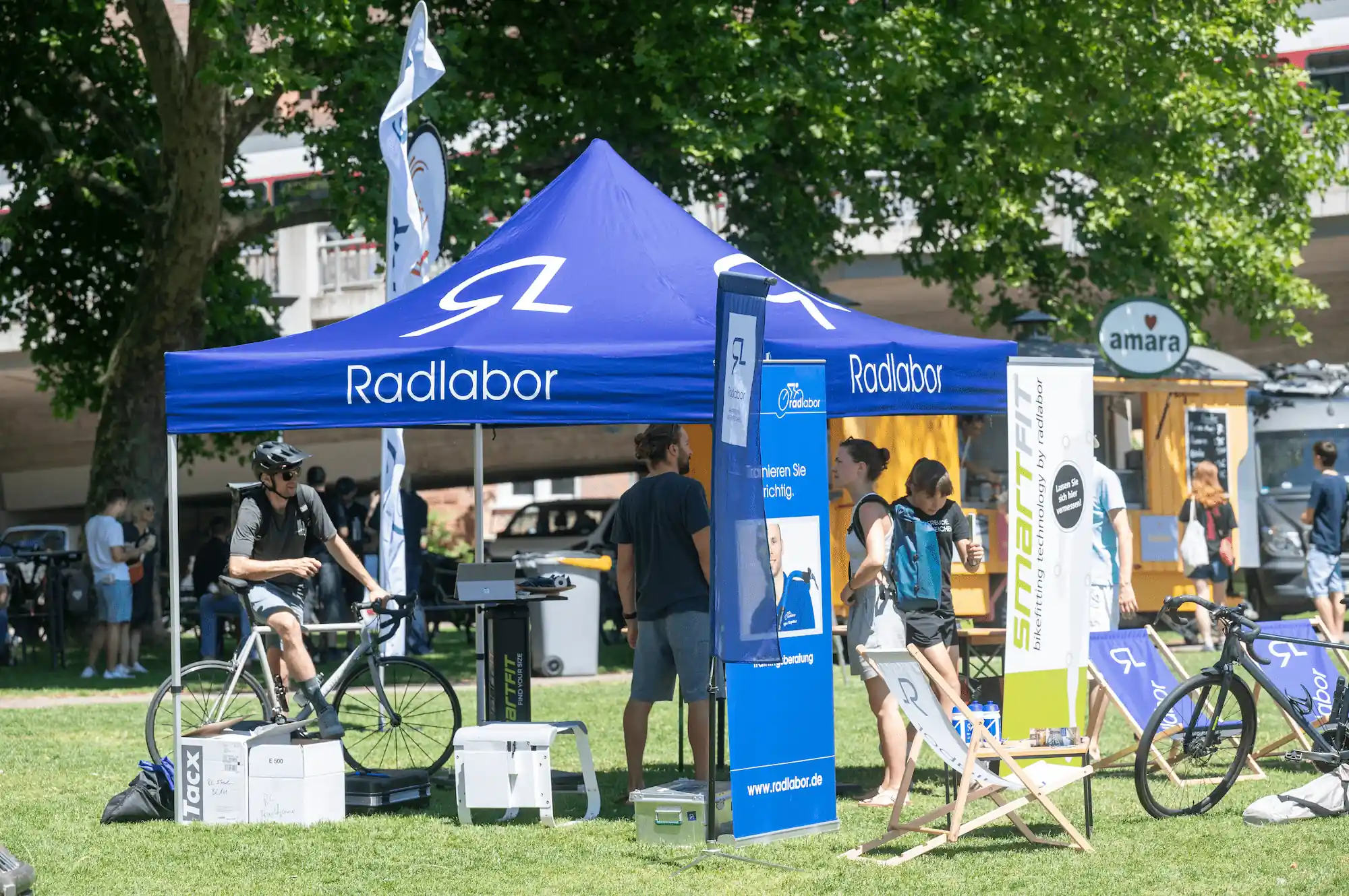 Stand des Radlabors
